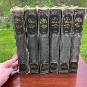 Antique 1920s My BookHouse Vol 1-6 Complete Set Olive Beaupre Miller Vintage
